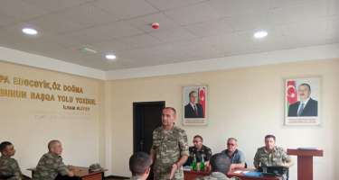 Hərbi hissələrdə psixoloji işə dəstək fəaliyyətləri davam etdirilir - 
