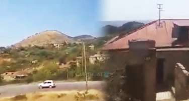 Laçın şəhərinə belə daxil olduq - 