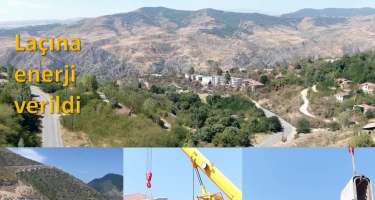 Laçın şəhəri, Zabux və Sus kəndlərinə elektrik enerjisi verildi - 