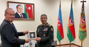 Zakir Həsənov Bosniya və Herseqovinanın müdafiə naziri ilə görüşüb - 