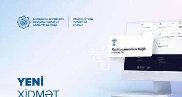 "Radiomaneələrlə bağlı müraciət” xidməti elektronlaşdırılıb