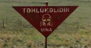 Azad edilmiş ərazilərdə aşkarlanan minaların sayı 