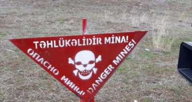 Azad edilmiş ərazilərdə daha 144 mina aşkarlanıb