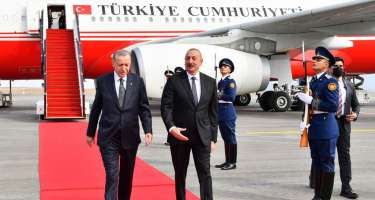 Cəbrayılda Ərdoğanın rəsmi qarşılanma mərasimi keçirilib - 