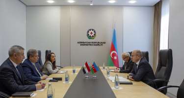 Pərviz Şahbazov Misirin ölkəmizdəki səfirini ilə görüşüb