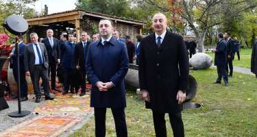 Gürcüstanın Mçxeti rayonundakı Muxrani sarayında mədəni proqram təqdim edilib - 