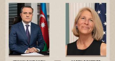 Ceyhun Bayramov və Karen Donfrid arasında telefon danışığı baş tutub - 