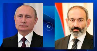 Putin Paşinyanla telefonla danışıb