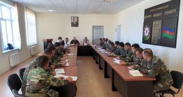 FHN-in hərbi hissəsində yoxlama keçirilib - 