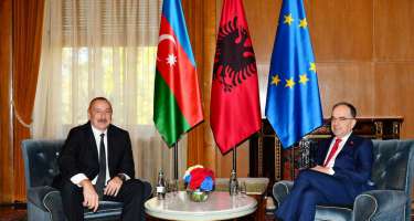 İlham Əliyev Albaniyanın dəstəyini yüksək qiymətləndirib