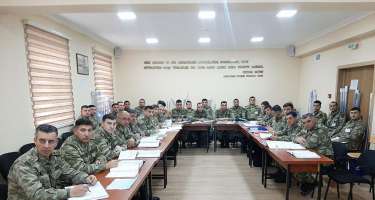 Ordumuzun hərbi hissələrinin komanda-qərargah təlimləri keçirilir - 