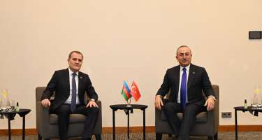 Ceyhun Bayramov Çavuşoğlu ilə görüşüb
