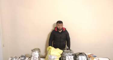 Azərbaycana 42 kq narkotik keçirilməsinin qarşısı alınıb