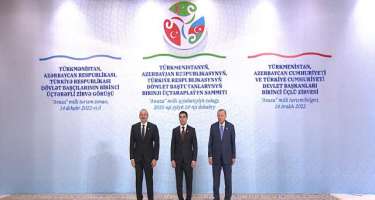 Azərbaycan, Türkiyə və Türkmənistan Dövlət Başçılarının Birinci Üçtərəfli Zirvə Görüşü başlayıb