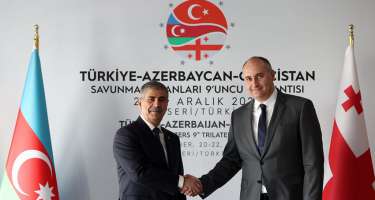 Zakir Həsənov gürcüstanlı həmkarı ilə görüşüb - 