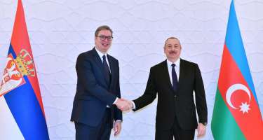 İlham Əliyevin Aleksandar Vuçiçlə təkbətək görüşü olub - 