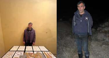 İranla sərhəddən 2 kq zinət əşyası keçirməyə cəhd edən şəxs tutulub