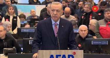 Türkiyə Prezidenti zəlzələ bölgəsinə yola düşdü