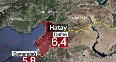 Türkiyədə baş verən iki yeni zəlzələdə 