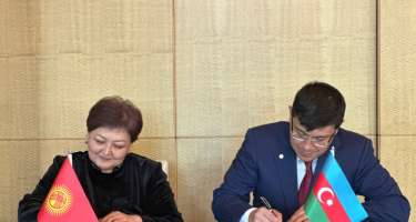 Azərbaycan ilə Qırğızıstan arasında Anlaşma Memorandumu  imzalandı 