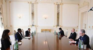 Prezident İlham Əliyev BMT Baş katibinin xüsusi müşavirini  qəbul edib 