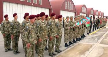 Azərbaycan Ordusunun heyəti Türkiyəyə yola düşdü -  VİDEO 