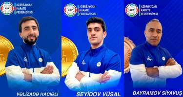 Karateçilər dünya çempionatında 3 medal qazandılar