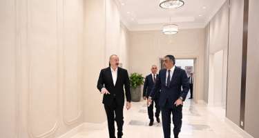 Prezident Xankəndi Konqres Mərkəzinin açılışında -