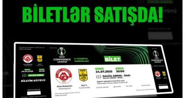 “Araz-Naxçıvan” – “Aris” oyununa satılan biletlərin sayı açıqlandı