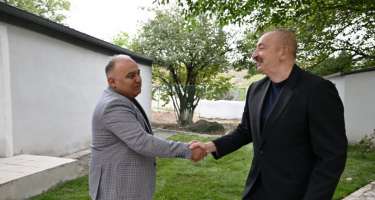 İlham Əliyev Şuşakənd kəndində olub