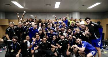 Qələbə qazanan "Qarabağ" vətənə qayıtdı