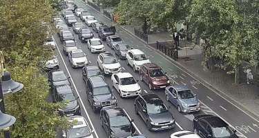 Paytaxtın bir sıra yollarında tıxac var - 