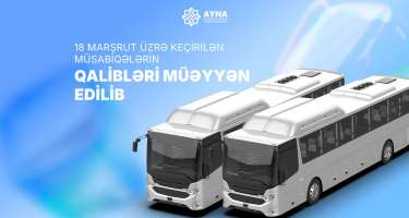 Avtobus müsabiqələrinin qalibləri müəyyən edilib