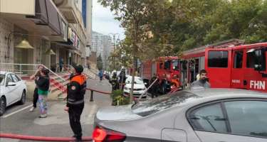Bakının mərkəzindəki yanğın məhdudlaşdırıldı - 