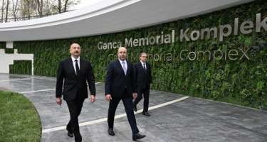 Prezident Memorial Kompleksinin açılışında iştirak edib