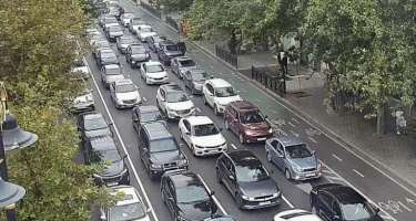Paytaxtın bir sıra yollarında tıxac var -