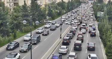 Paytaxtın bir sıra yollarında tıxac var -