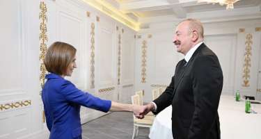 Maya Sandu Azərbaycan Prezidentini təbrik etdi