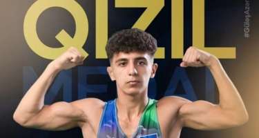 İdmançımız qızıl medal qazandı