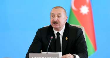 Prezident Qəbələdə keçirilən Zirvə Görüşündə çıxış edib - 
