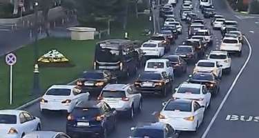 Bu yollarda tıxac var -