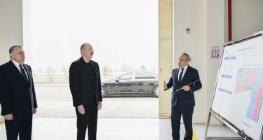 Prezident aqrokimyəvi vasitələr istehsalı müəssisəsini ziyarət etdi