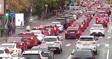 Bu yollarda tıxac var -