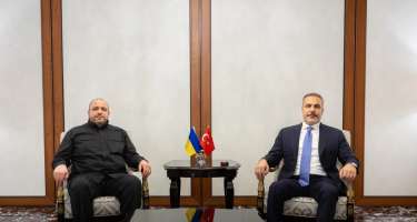 Hakan Fidan Ankarada Rüstəm Umerovla görüşdü