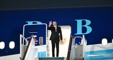 Prezident Özbəkistan səfərindən paylaşım etdi -