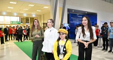 Leyla Əliyeva Beynəlxalq STEAM Azərbaycan Festivalını ziyarət etdi