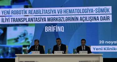 Yeni Klinikada açılan yeni mərkəzlərlə bağlı brifinq keçirildi