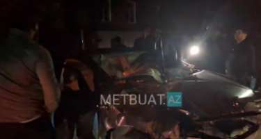 ​Lənkəranda avtomobillər toqquşdu, yaralanan var -