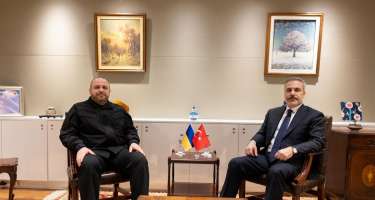 Hakan Fidan Brüsseldə Umerovla görüşdü