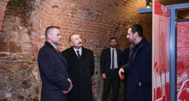 Azərbaycan və Slovakiya prezidentləri Devin qəsrində oldular